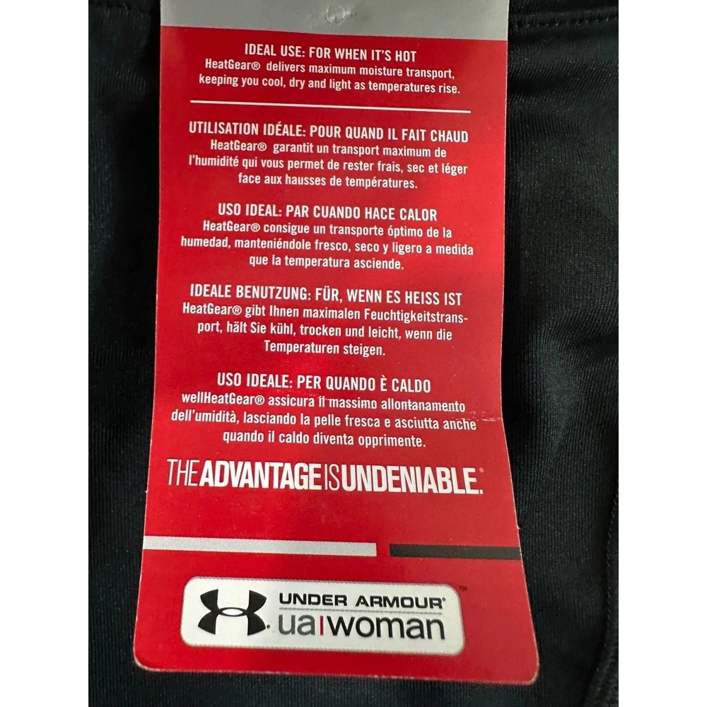 Under‎ Armour HeatGear Compression Shorts Womens Size XS  Black NEW